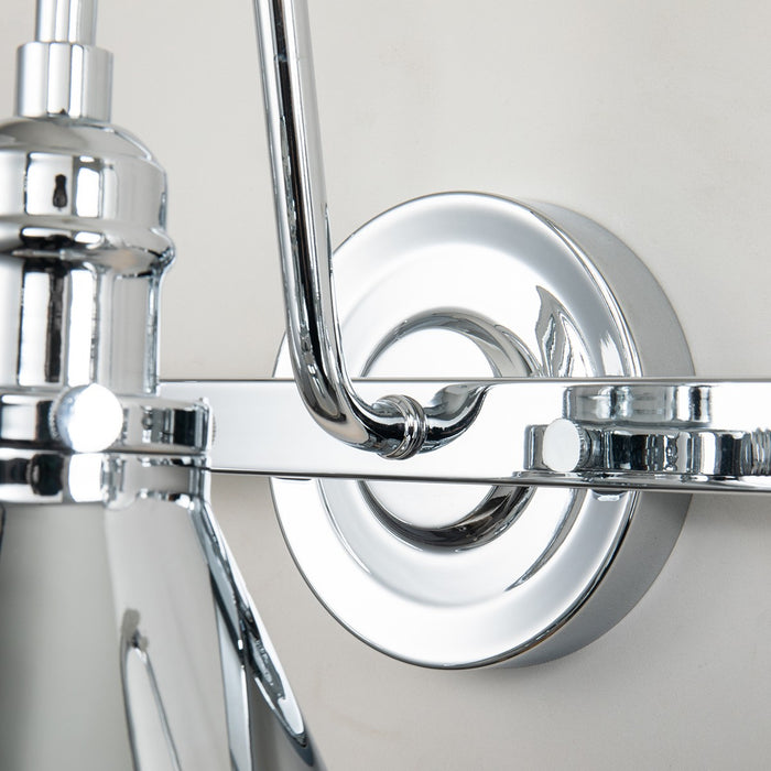 Lucas + McKearn BB90684PC-3 Three Light Vanity, Polished Chrome