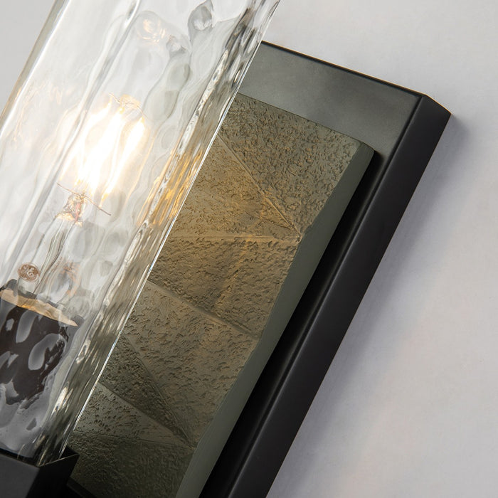 Lucas + McKearn BB91595-1 One Light Wall Sconce, Black+Grey