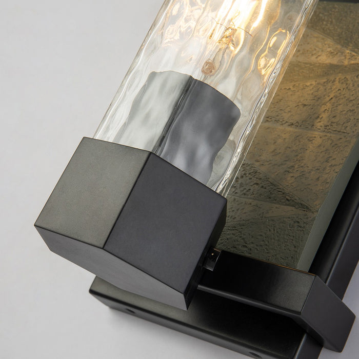 Lucas + McKearn BB91595-1 One Light Wall Sconce, Black+Grey