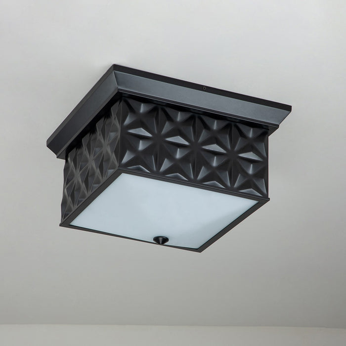 Lucas + McKearn FM1302MB-14 Four Light Flush Mount, Matte Black