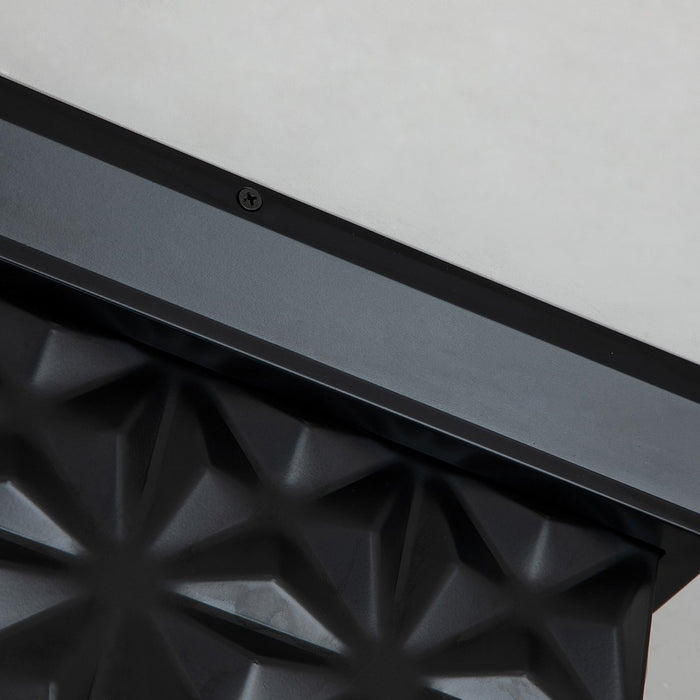 Lucas + McKearn FM1302MB-14 Four Light Flush Mount, Matte Black