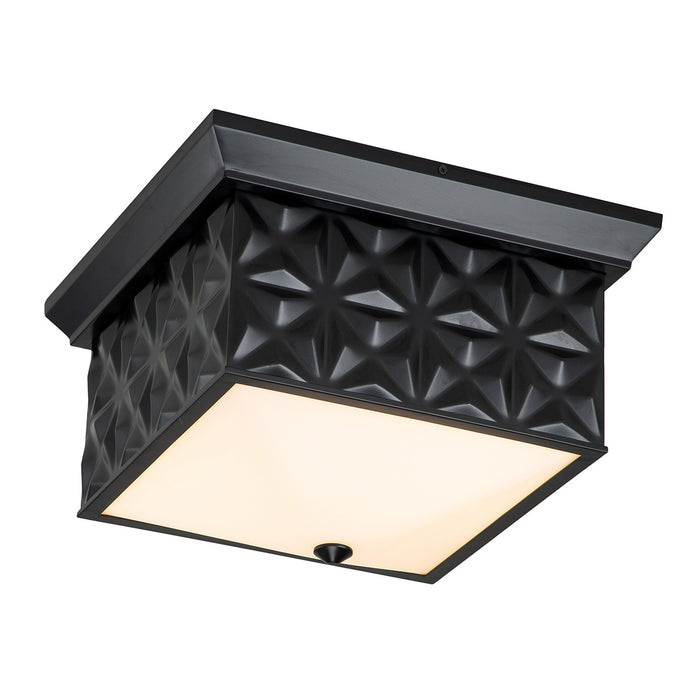 Lucas + McKearn FM1302MB-14 Four Light Flush Mount, Matte Black