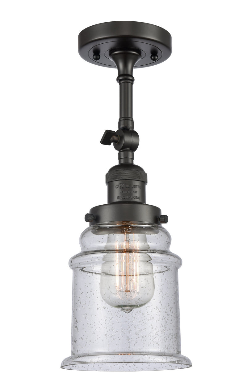 Innovations 203-OB-G184-LED LED Wall Sconce, Oil Rubbed Bronze