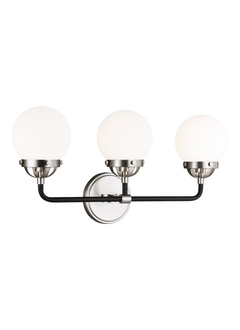 Visual Comfort Studio 4487903-962 Three Light Wall / Bath, Brushed Nickel