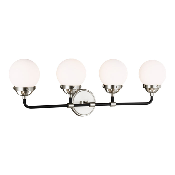 Visual Comfort Studio 4487904-962 Four Light Wall / Bath, Brushed Nickel