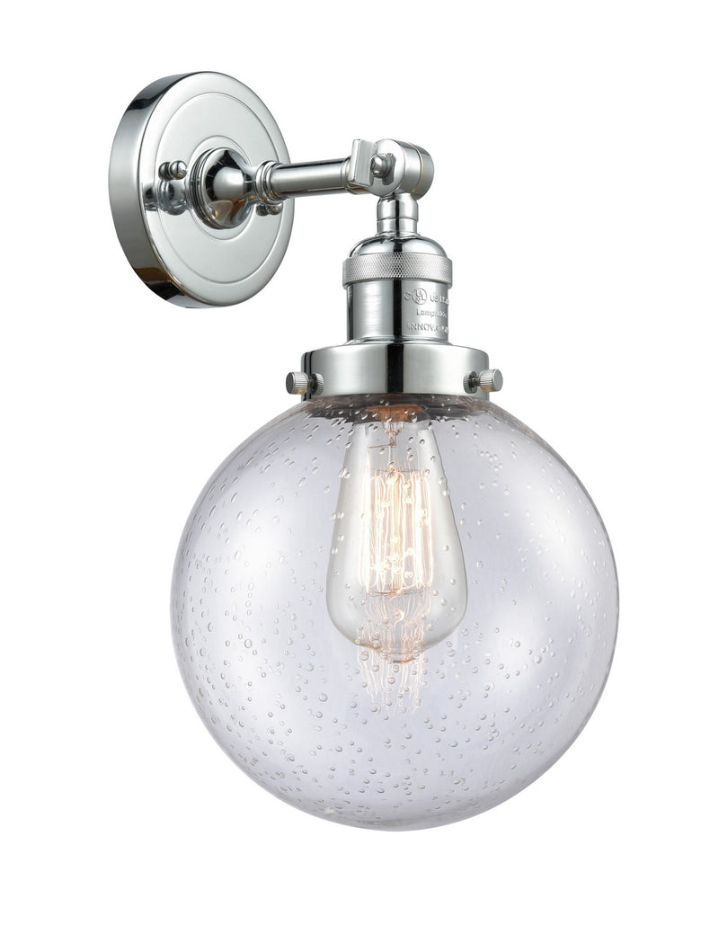 Innovations 203-PC-G204-8-LED LED Wall Sconce, Polished Chrome