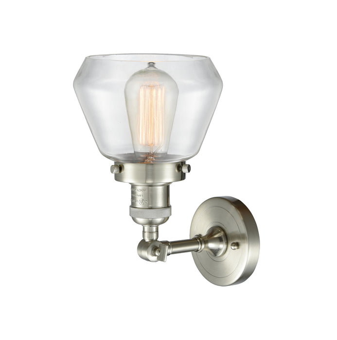 Innovations 203-SN-G172-LED LED Wall Sconce, Brushed Satin Nickel