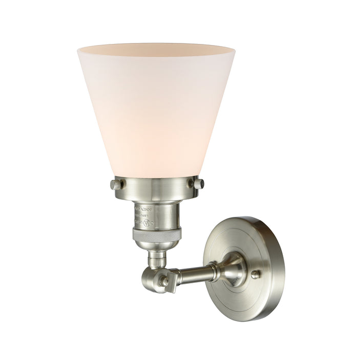 Innovations 203-SN-G61-LED LED Wall Sconce, Brushed Satin Nickel