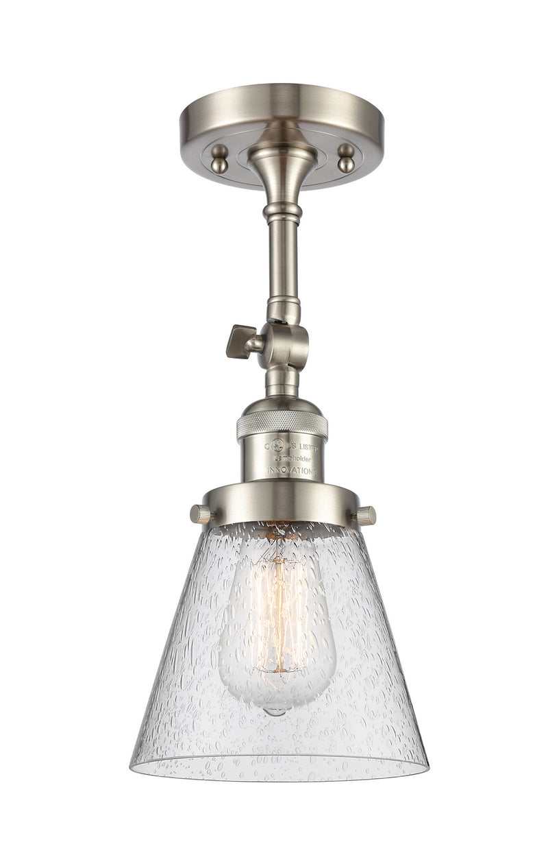 Innovations 203-SN-G64-LED LED Wall Sconce, Brushed Satin Nickel