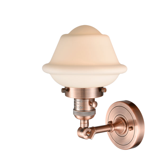 Innovations 203SW-AC-G531 One Light Wall Sconce, Antique Copper