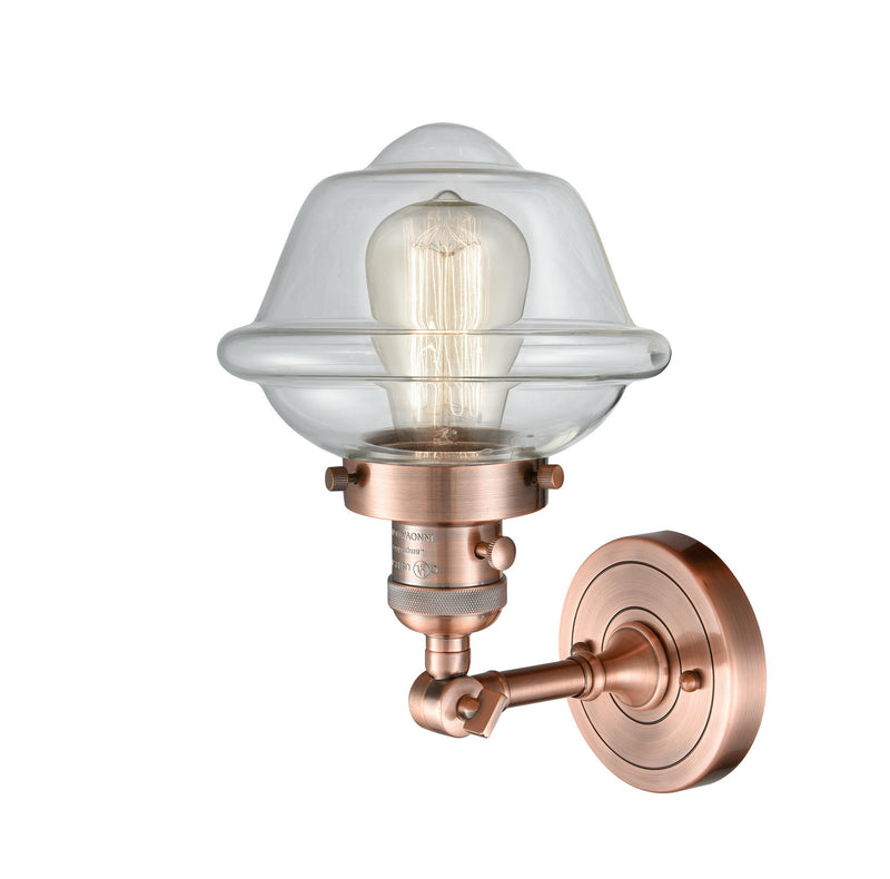 Innovations 203SW-AC-G532 One Light Wall Sconce, Antique Copper