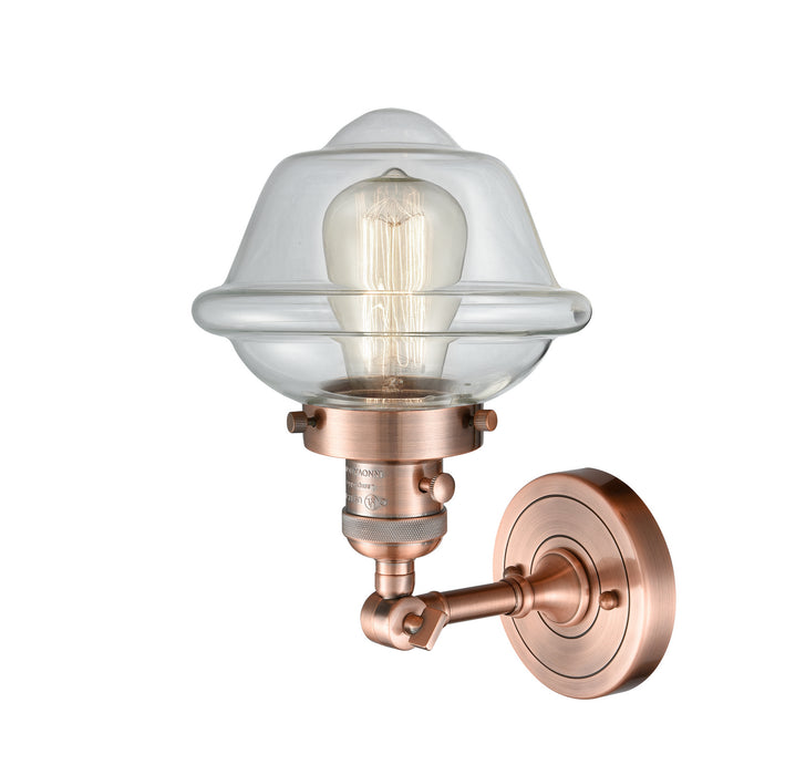 Innovations 203SW-AC-G532 One Light Wall Sconce, Antique Copper