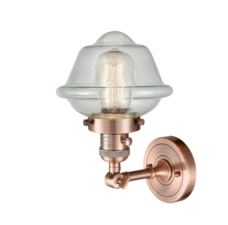Innovations 203SW-AC-G534 One Light Wall Sconce, Antique Copper