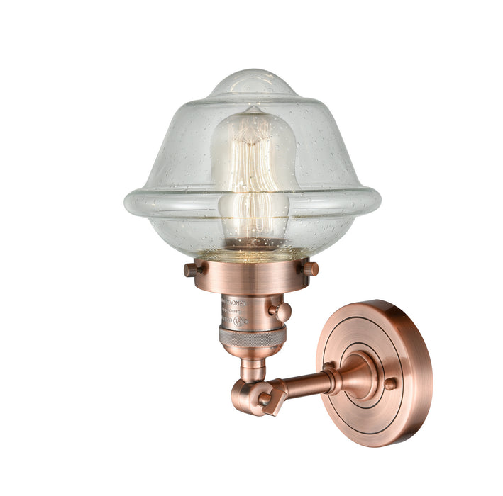 Innovations 203SW-AC-G534 One Light Wall Sconce, Antique Copper
