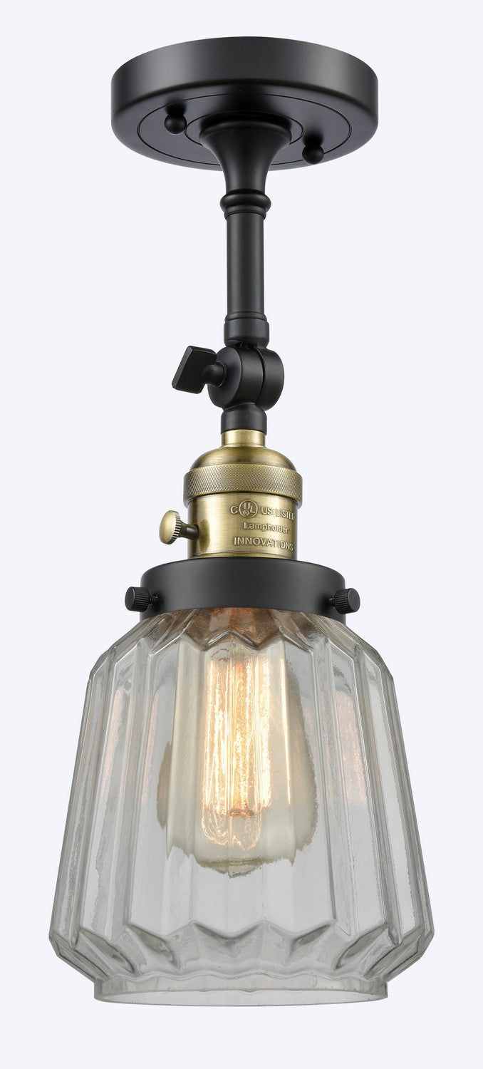 Innovations 203SW-BAB-G142 One Light Wall Sconce, Black Antique Brass