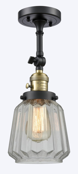 Innovations 203SW-BAB-G142 One Light Wall Sconce, Black Antique Brass