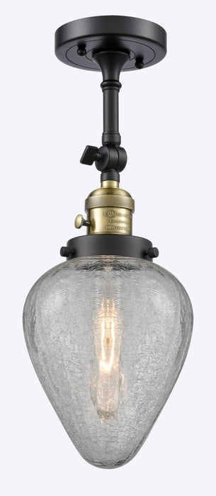 Innovations 203SW-BAB-G165 One Light Wall Sconce, Black Antique Brass