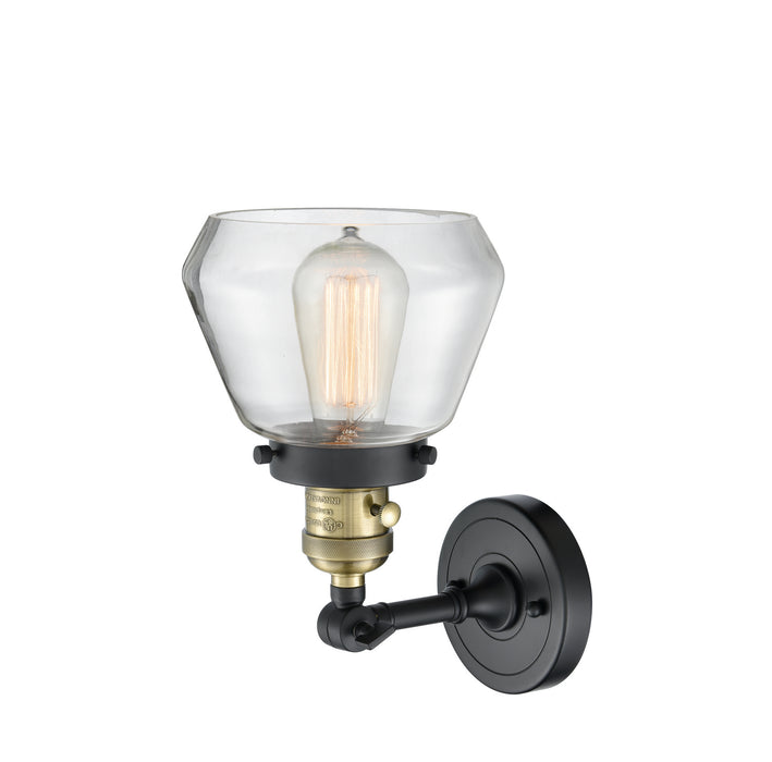 Innovations 203SW-BAB-G172 One Light Wall Sconce, Black Antique Brass
