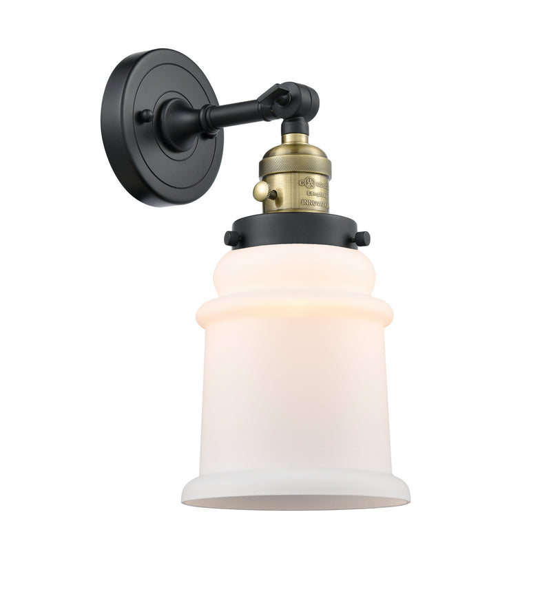 Innovations 203SW-BAB-G181 One Light Wall Sconce, Black Antique Brass