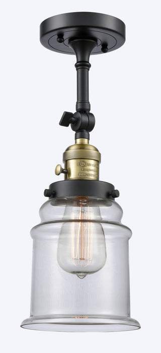 Innovations 203SW-BAB-G182 One Light Wall Sconce, Black Antique Brass