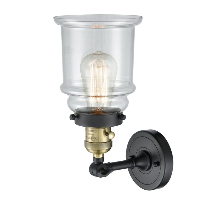 Innovations 203SW-BAB-G182 One Light Wall Sconce, Black Antique Brass
