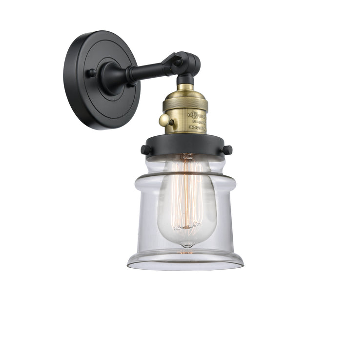 Innovations 203SW-BAB-G182S One Light Wall Sconce, Black Antique Brass