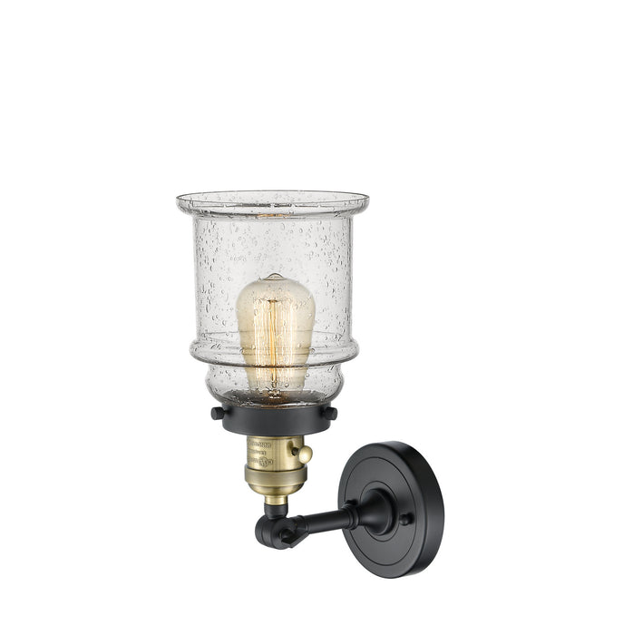 Innovations 203SW-BAB-G184 One Light Wall Sconce, Black Antique Brass