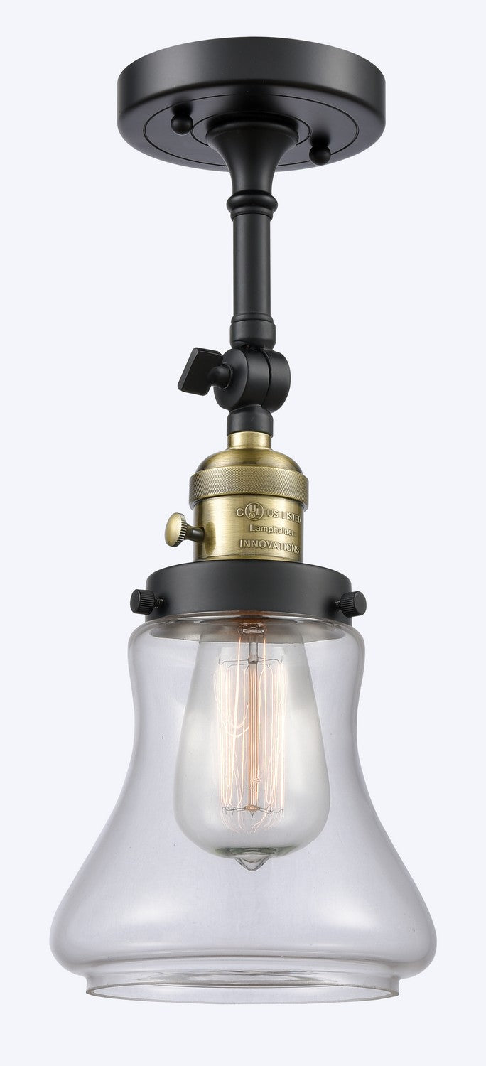 Innovations 203SW-BAB-G192 One Light Wall Sconce, Black Antique Brass