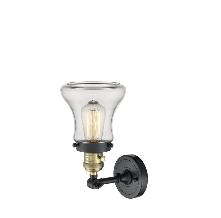 Innovations 203SW-BAB-G192 One Light Wall Sconce, Black Antique Brass