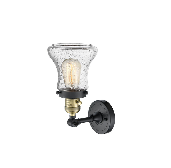 Innovations 203SW-BAB-G194 One Light Wall Sconce, Black Antique Brass