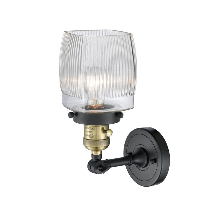 Innovations 203SW-BAB-G302 One Light Wall Sconce, Black Antique Brass