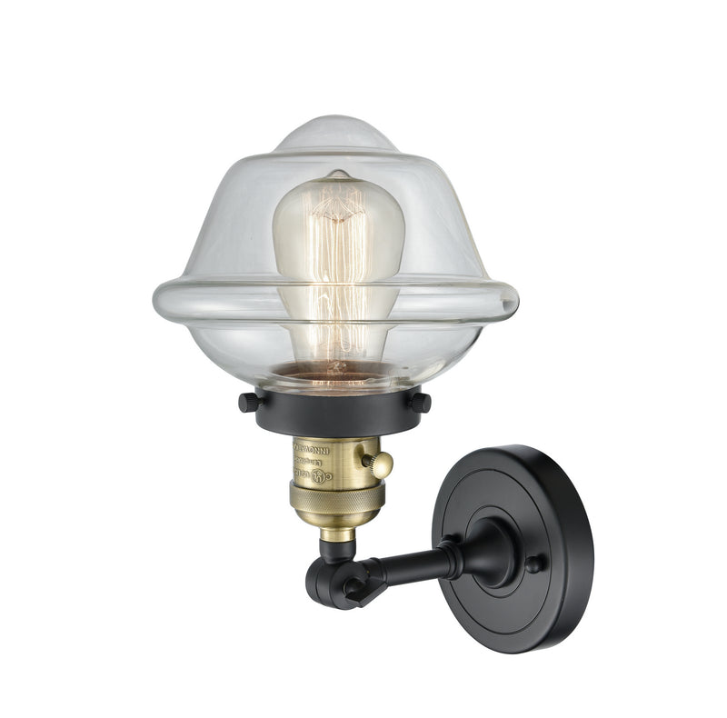 Innovations 203SW-BAB-G532 One Light Wall Sconce, Black Antique Brass