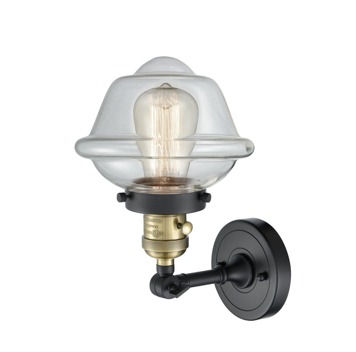 Innovations 203SW-BAB-G532 One Light Wall Sconce, Black Antique Brass