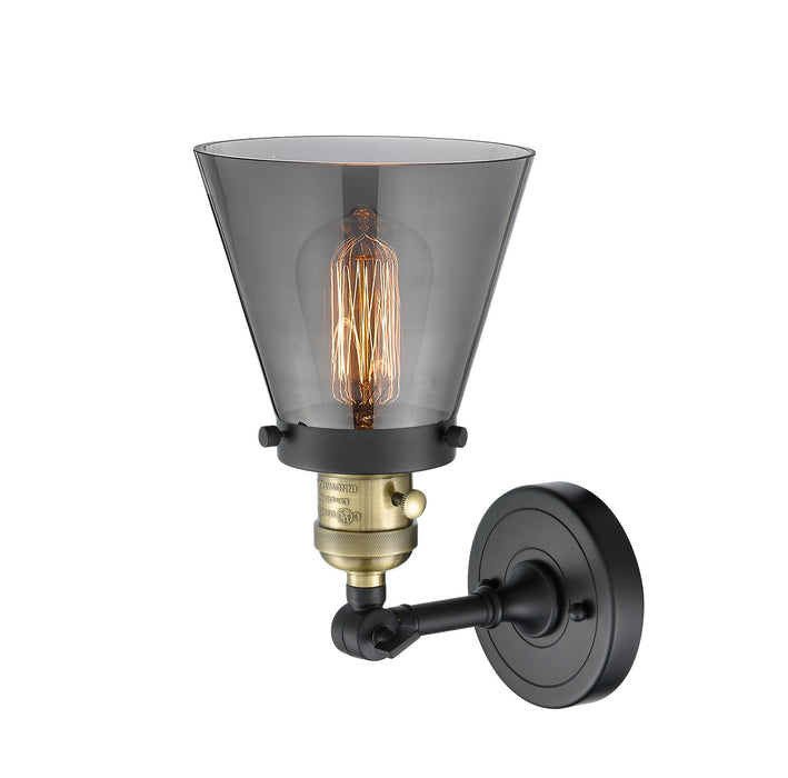 Innovations 203SW-BAB-G63 One Light Wall Sconce, Black Antique Brass