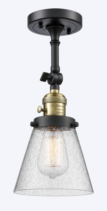 Innovations 203SW-BAB-G64 One Light Wall Sconce, Black Antique Brass