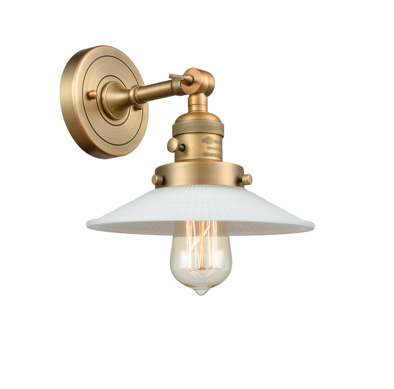 Innovations 203SW-BB-G1 One Light Wall Sconce, Brushed Brass