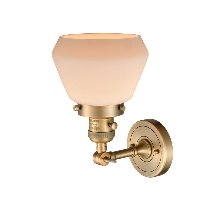 Innovations 203SW-BB-G171 One Light Wall Sconce, Brushed Brass