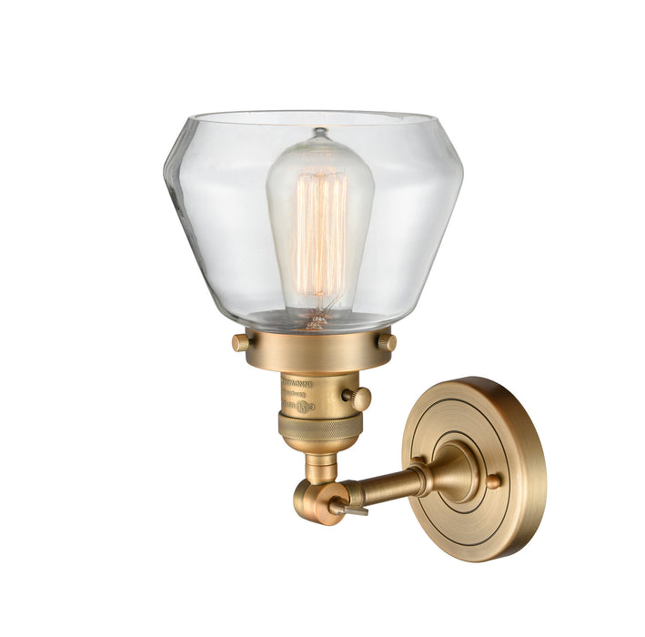 Innovations 203SW-BB-G172 One Light Wall Sconce, Brushed Brass