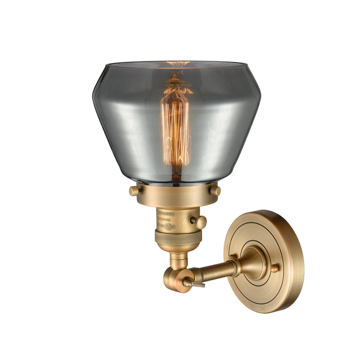 Innovations 203SW-BB-G173 One Light Wall Sconce, Brushed Brass