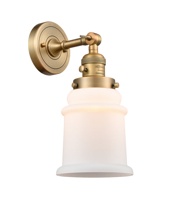 Innovations 203SW-BB-G181 One Light Wall Sconce, Brushed Brass