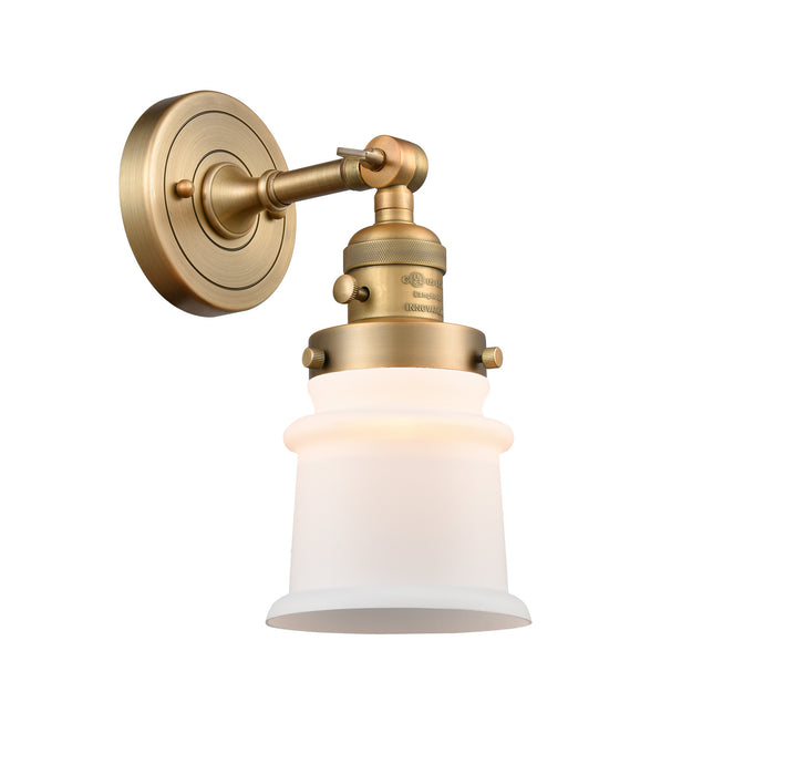 Innovations 203SW-BB-G181S One Light Wall Sconce, Brushed Brass