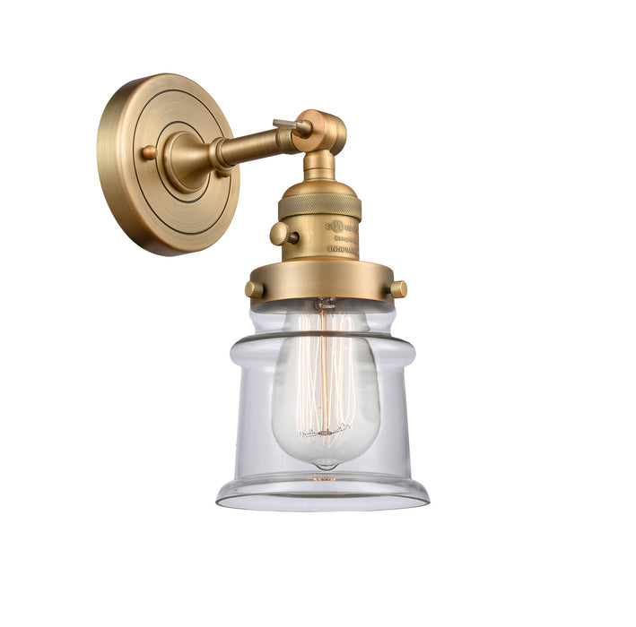 Innovations 203SW-BB-G182S One Light Wall Sconce, Brushed Brass
