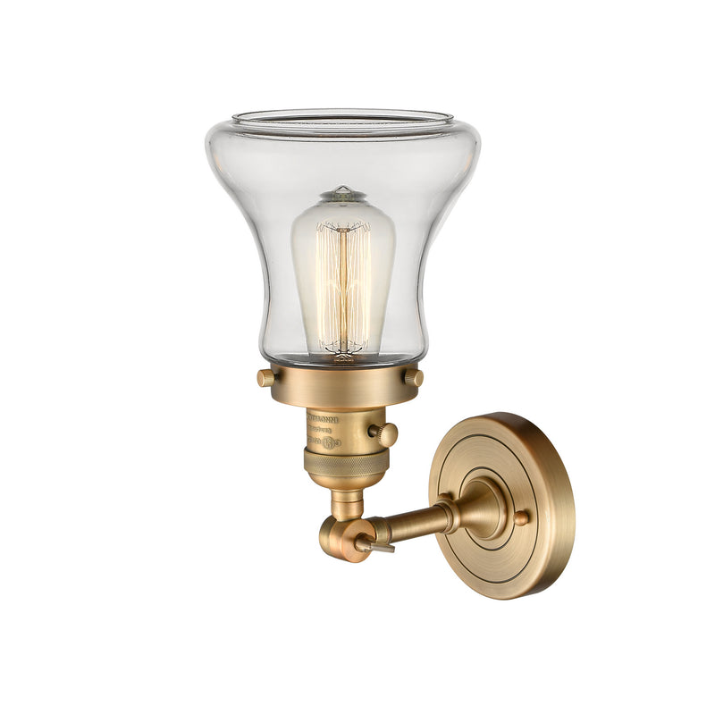 Innovations 203SW-BB-G192 One Light Wall Sconce, Brushed Brass