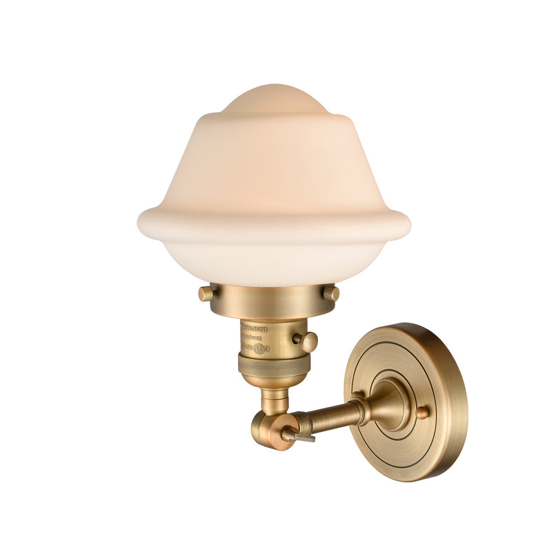 Innovations 203SW-BB-G531 One Light Wall Sconce, Brushed Brass