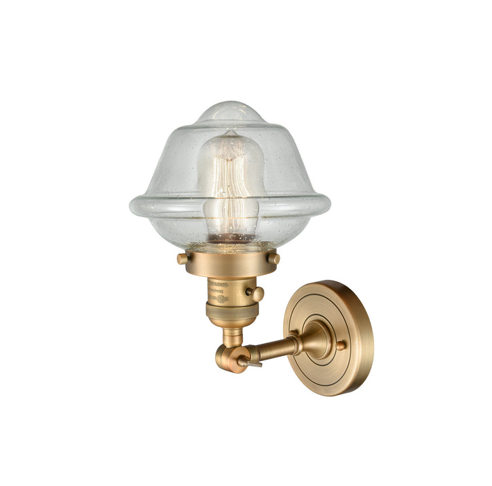 Innovations 203SW-BB-G534 One Light Wall Sconce, Brushed Brass