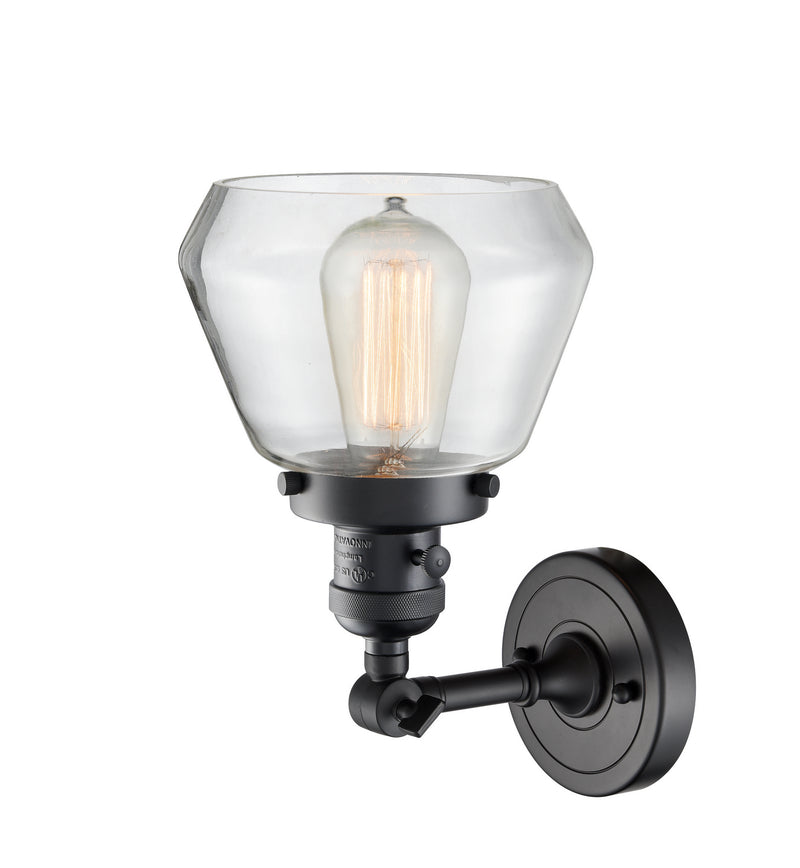 Innovations 203SW-BK-G172 One Light Wall Sconce, Matte Black