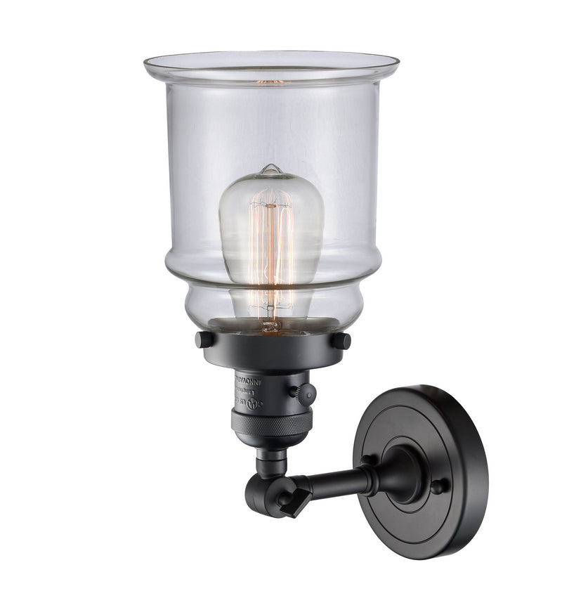 Innovations 203SW-BK-G182 One Light Wall Sconce, Matte Black