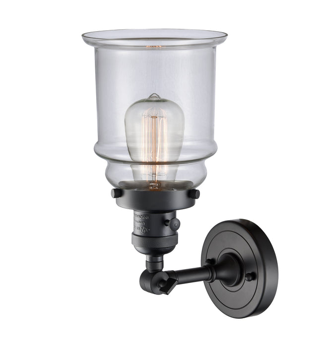 Innovations 203SW-BK-G182 One Light Wall Sconce, Matte Black