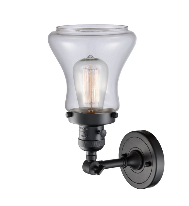 Innovations 203SW-BK-G192 One Light Wall Sconce, Matte Black