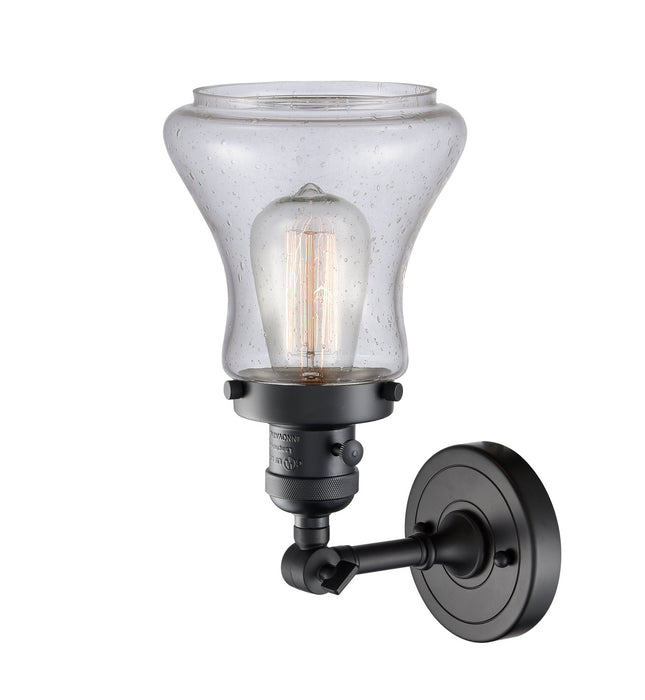 Innovations 203SW-BK-G194 One Light Wall Sconce, Matte Black